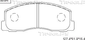 Тормозные колодки Asimco. Артикул KD4724
