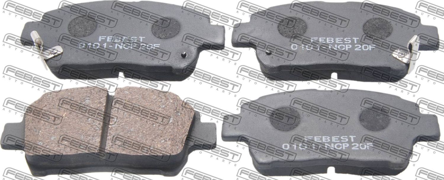 Тормозные колодки Febest. Артикул 0101-NCP20F