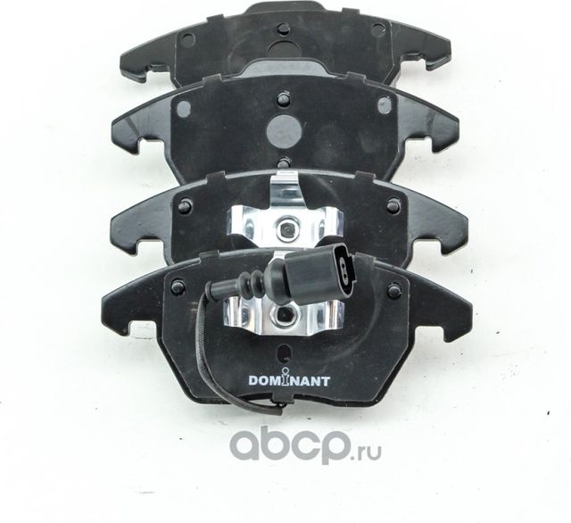 Колодки тормозные передние, комплект (Dominant). Артикул AW0070100001