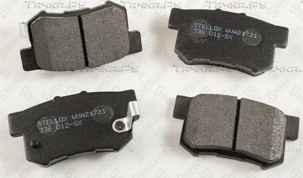 Тормозные колодки Stellox задние для Haval H6 2013-2026. Артикул 336 012-SX