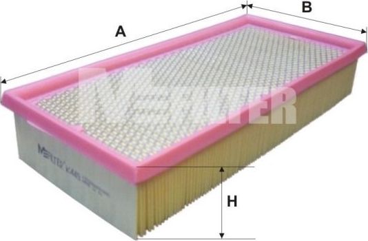 Воздушный фильтр MFilter. Артикул K 449