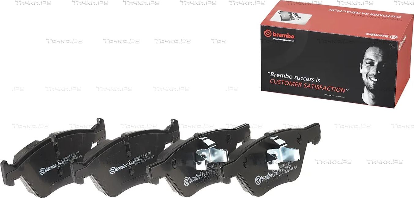 Тормозные колодки Brembo PRIME LINE передние для BMW 1 I (E81/E82/E87/E88) 2005-2012. Артикул P 06 040