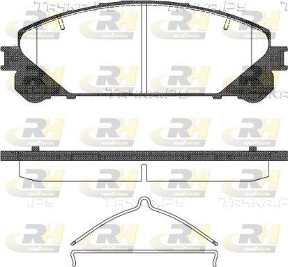 Тормозные колодки RoadHouse передние для Lexus NX I 2014-2026. Артикул 21312.00