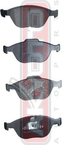 Тормозные колодки Akyoto Packing AKYOTO передние для Ford Tourneo Connect I 2002-2013. Артикул AKD-0337
