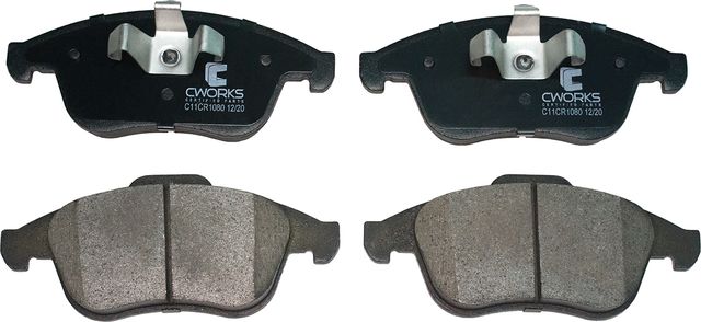 Тормозные колодки Cworks передние для Renault Clio IV 2013-2019. Артикул C11CR1080