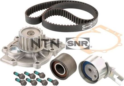 Помпа (водяной насос) с комплектом ремня ГРМ NTN / SNR. Артикул KDP465.030