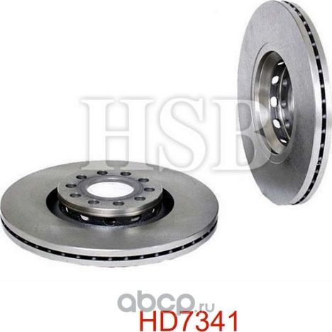 Диск тормозной передний Audi A4, A6 00-, VW Passat 00 (HSB). Артикул HD7341