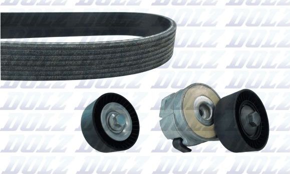 Ремень ГРМ с роликами (комплект) Dolz для IVECO Daily III 2002-2006. Артикул SKD199A