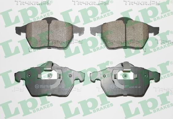 Тормозные колодки LPR задние для Renault Megane I 1996-2003. Артикул 05P801