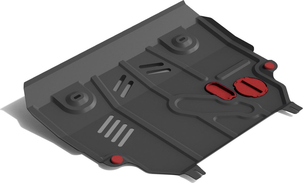 Защита АвтоБРОНЯ для картера и КПП Lexus NX 300h 2014-2017. Артикул 111.03206.1