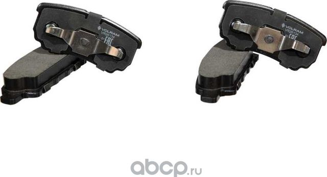 КОЛОДКИ ЗАДНИЕ ДЛЯ А/М MITSUBISHI LANCER VIII (07-), OUTLANDER I (-07) ДИСКОВЫЙ (Volram). Артикул VR26134