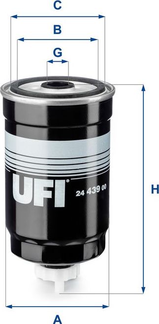 Топливный фильтр UFI. Артикул 24.439.00