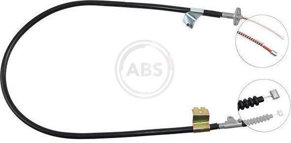 Трос ручника (тросик ручного тормоза) ABS для Nissan 100NX 1990-1994. Артикул K11547