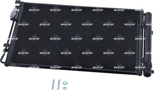 Радиатор кондиционера (конденсатор) NRF для Kia Rio IV 2017-2026. Артикул 350386
