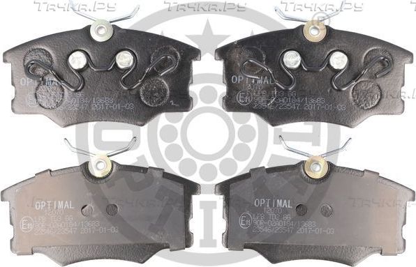 Тормозные колодки Optimal. Артикул BP-12070