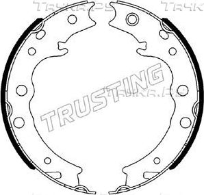Тормозные колодки (стояночная тормозная система) Trusting задние для Toyota GT86 I 2012-2026. Артикул 110.344