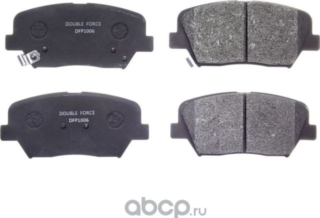 DFP1006_Колодки тормозные дисковые Double Force Double Force. Артикул DFP1006