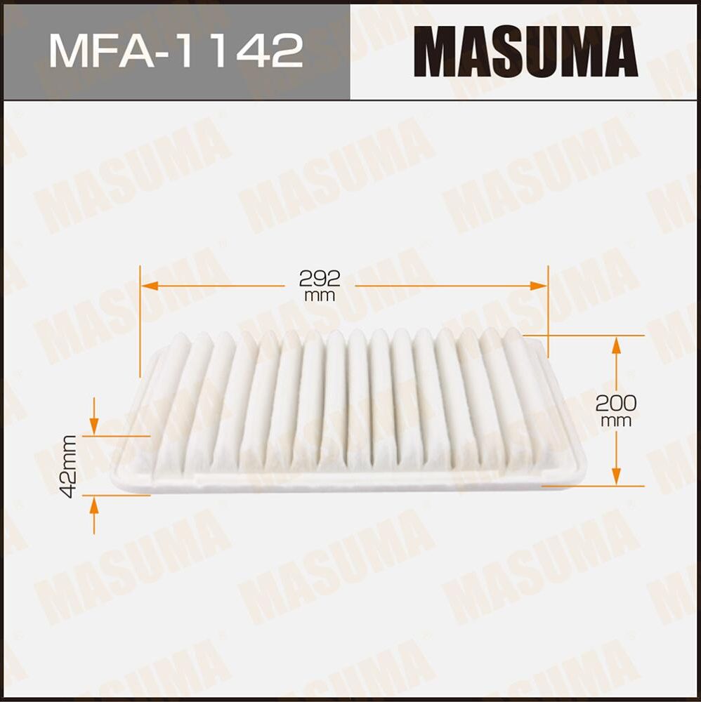 Воздушный фильтр Masuma. Артикул MFA-1142