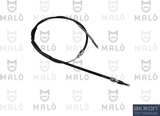 Трос ручника (тросик ручного тормоза) Malò. Артикул 21387