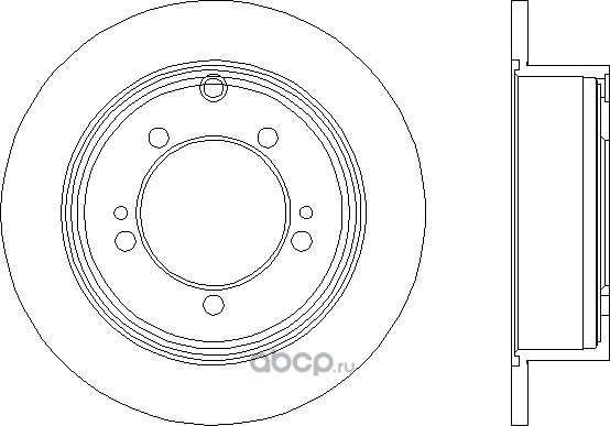 Тормозной диск Mitsubishi. Артикул MB928716