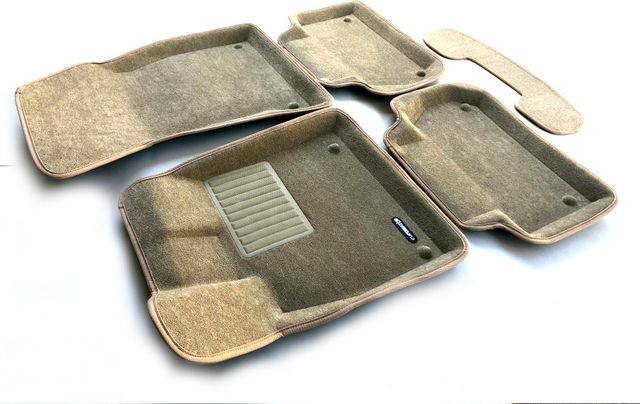 Коврики текстильные Euromat 3D Business для салона Audi Q5 II 2017-2026 Бежевые. Артикул EMC3D-001101T