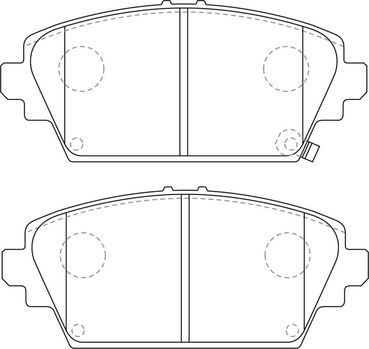 Тормозные колодки NiBK. Артикул PN8106