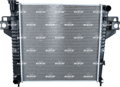 Радиатор охлаждения двигателя NRF (алюминий). Артикул 53182