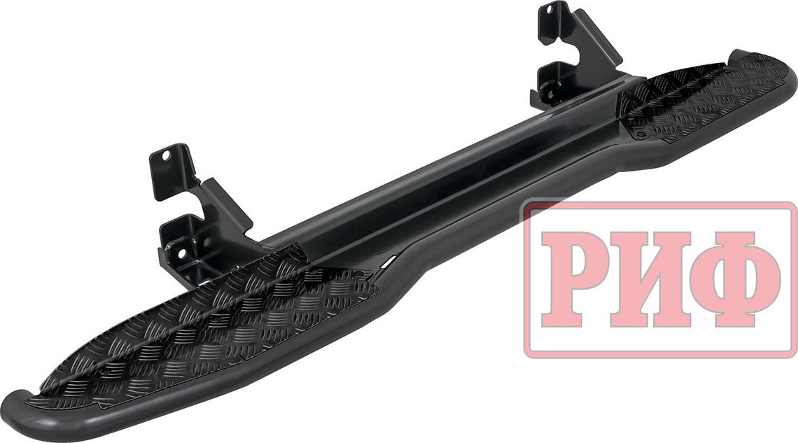 Пороги силовые РИФ для Toyota Land Cruiser Prado 150 2009-2026 чёрные. Артикул RIF150-40000-BL