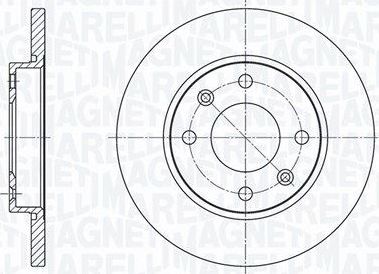 Тормозной диск Magneti Marelli. Артикул 361302040147