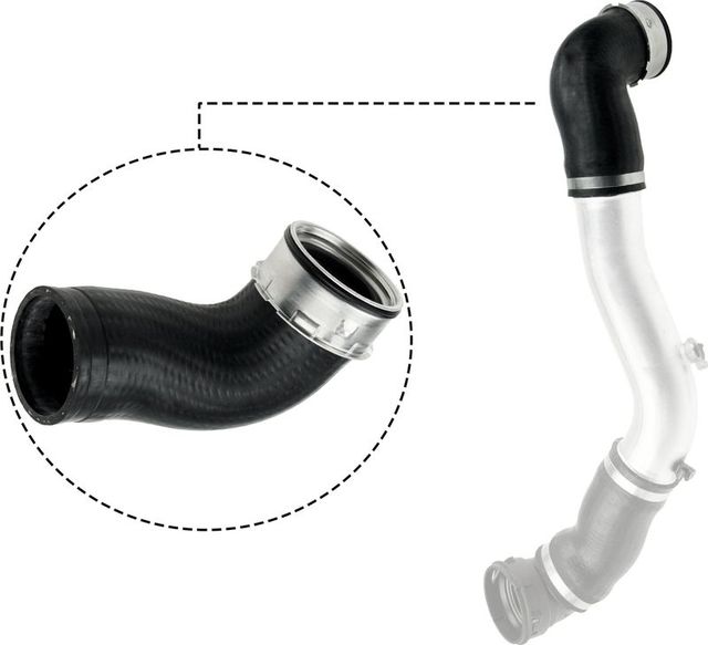 Патрубок интеркулера Gates (ПЭ (полиэтилен)) для BMW 3 V (E90/E91/E92/E93) 2005-2013. Артикул 09-0726