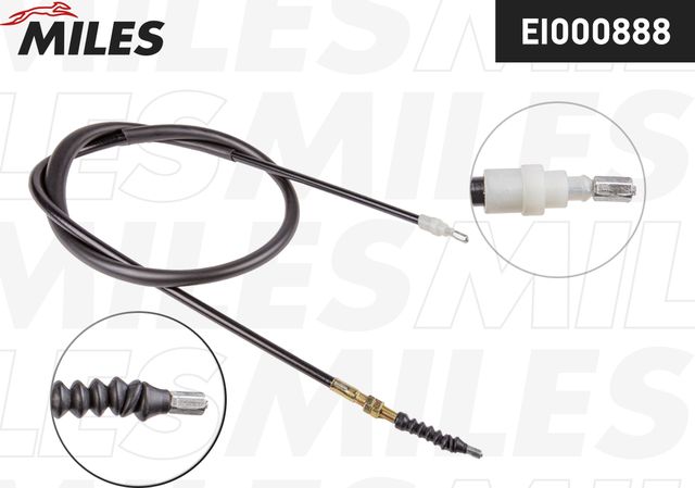 Трос ручника (тросик ручного тормоза) Miles. Артикул EI000888