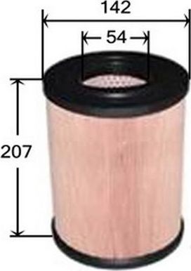 Воздушный фильтр JS Asakashi. Артикул A2506