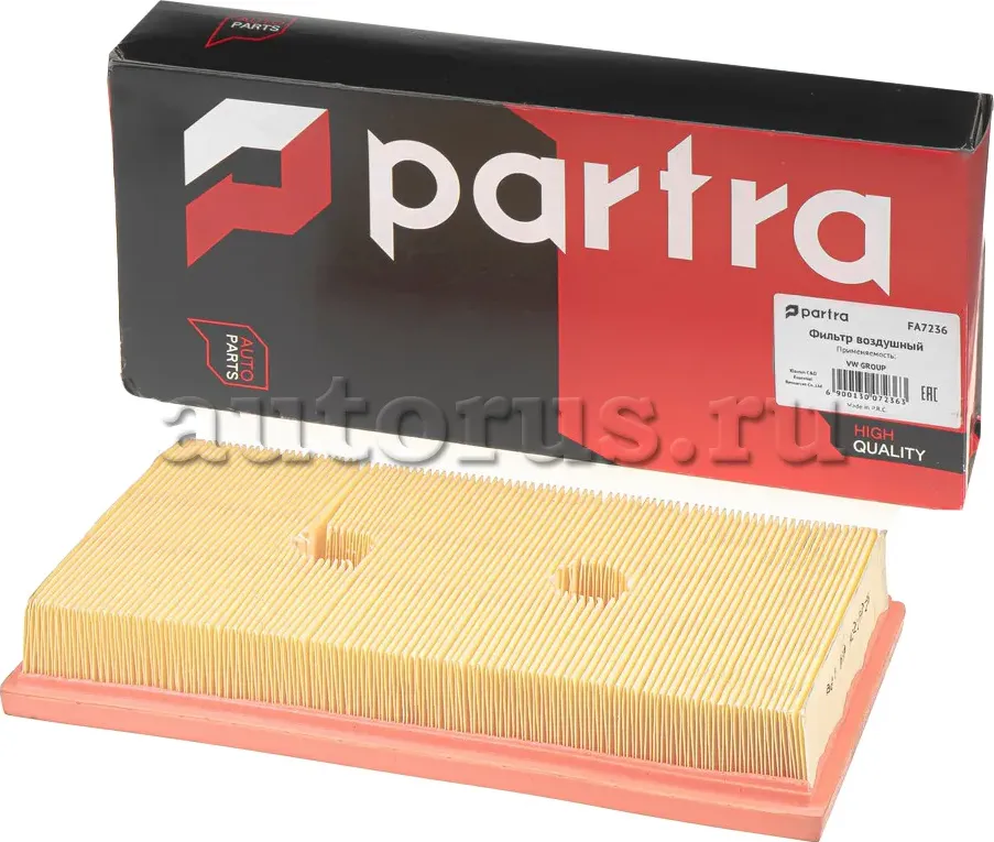 Фильтр воздушный (Partra). Артикул FA7236
