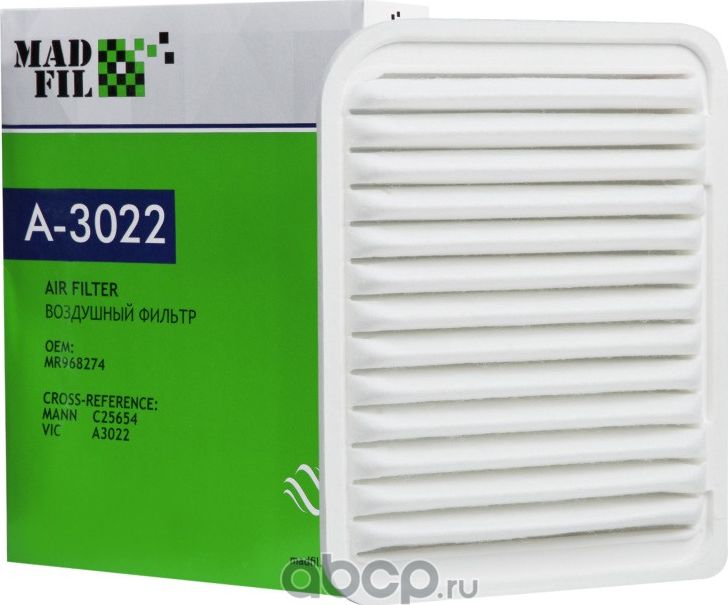 фильтр воздушный двигателя (Madfil). Артикул A3022