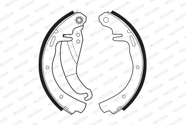 Тормозные колодки Ferodo Premier. Артикул FSB157