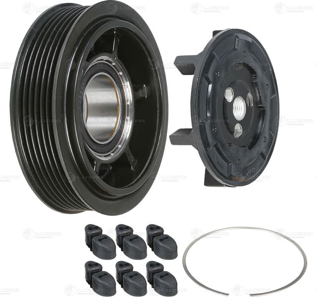 Муфта компрессора кондиционера (в сборе) Luzar для Volkswagen Jetta V 2005-2010. Артикул LCC 1801