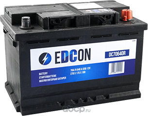 АКБ 70 А о/п DC70640R EDCON Чехия Edcon. Артикул DC70640R