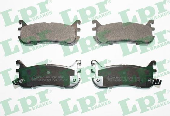 Тормозные колодки LPR. Артикул 05P1044