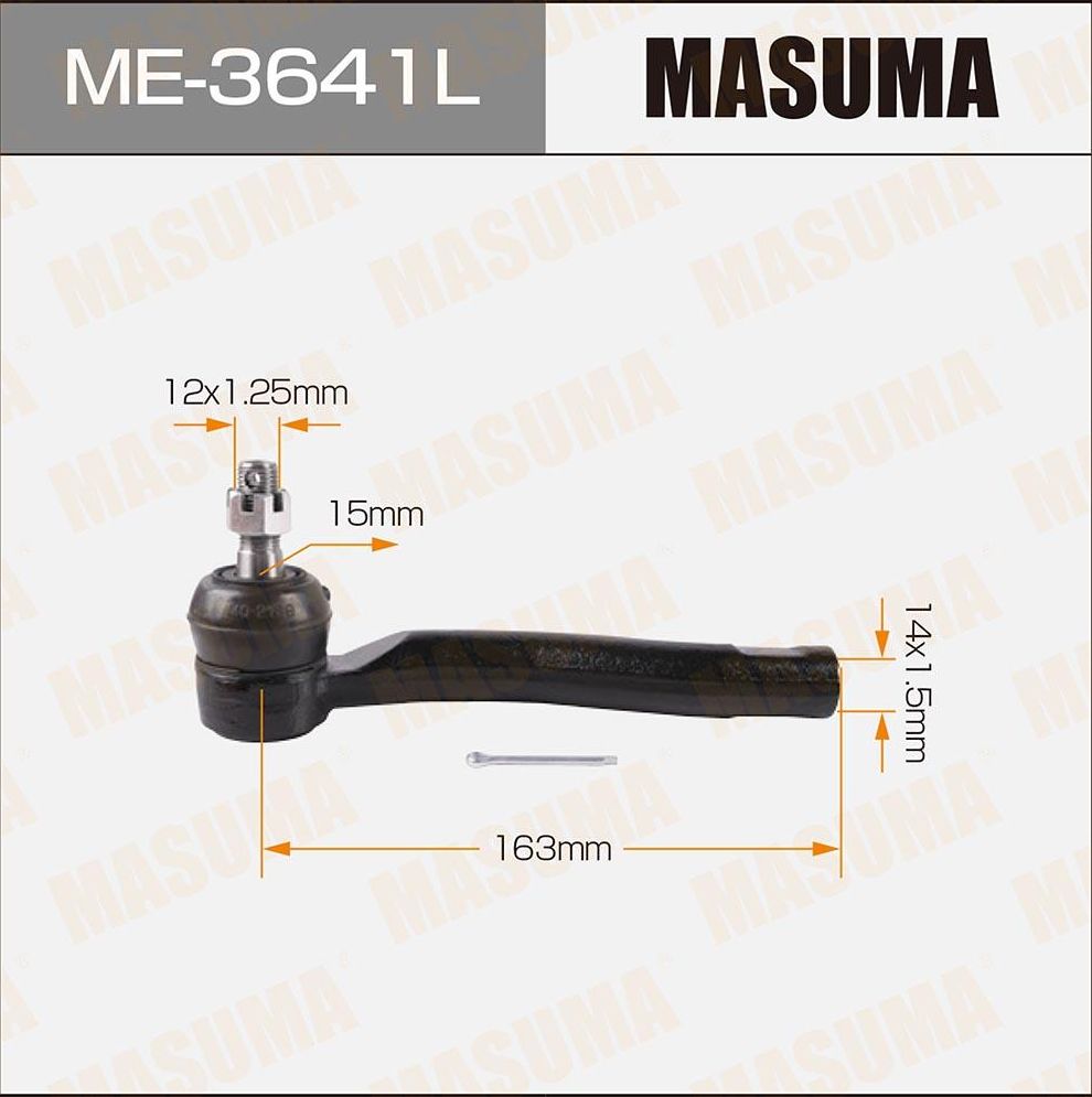 Наконечник рулевой тяги Masuma. Артикул ME-3641L