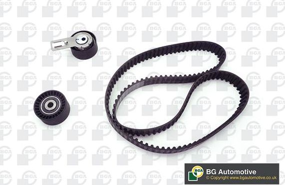 Ремень ГРМ с роликами (комплект) BGA для Peugeot 107 I 2005-2014. Артикул TB1418K