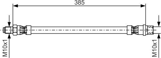 Тормозной шланг Bosch. Артикул 1 987 476 439