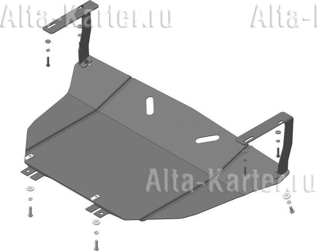 Защита Мотодор для двигателя и КПП Kia Picanto II хэтчбек 2011-2017. Артикул 61003