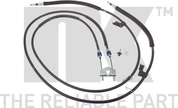 Трос ручника (тросик ручного тормоза) NK. Артикул 9025144