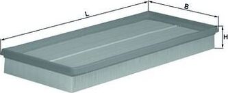 Воздушный фильтр Mahle для BMW 3 III (E36) 1995-2000. Артикул LX 569