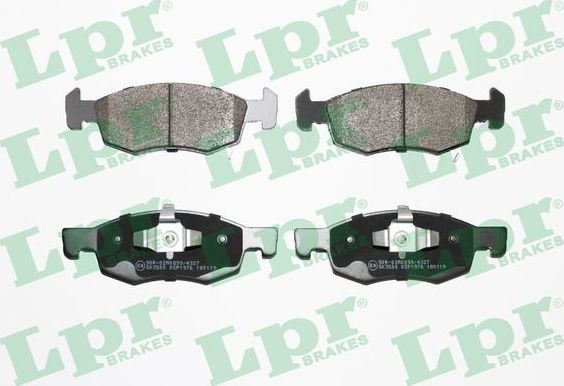 Тормозные колодки LPR. Артикул 05P1976