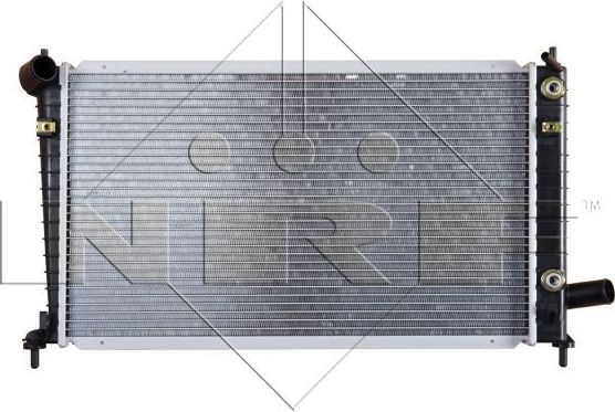 Радиатор охлаждения двигателя NRF (алюминий). Артикул 53196