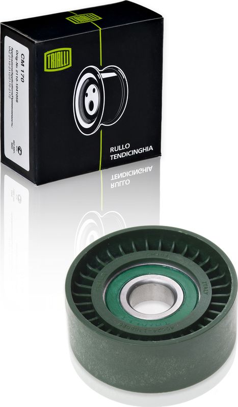 Направляющий (ведущий) ролик приводного поликлинового ремня Trialli. Артикул CM 103