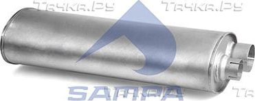 Глушитель (задняя часть) Sampa для MAN M2000 1995-2005. Артикул 021.160