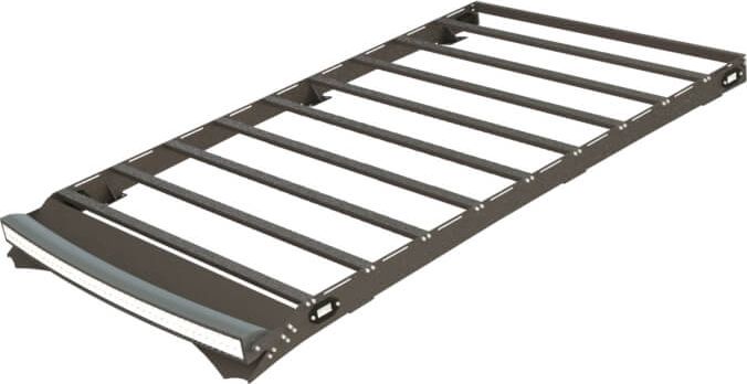 Экспедиционный багажник STC для Toyota Land Cruiser 100 1998-2007 с балкой дальнего, рабочим и задним светом . Артикул STC-TLC100/105-TR-L1L2L3