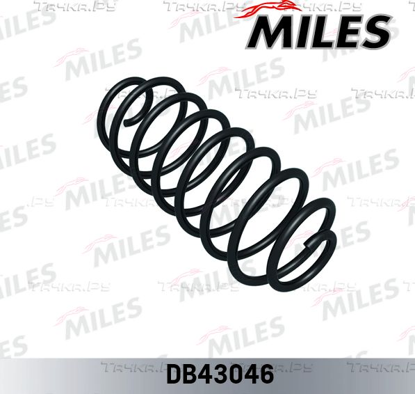 Пружина подвески Miles задняя для Skoda Superb II 2009-2015. Артикул DB43046